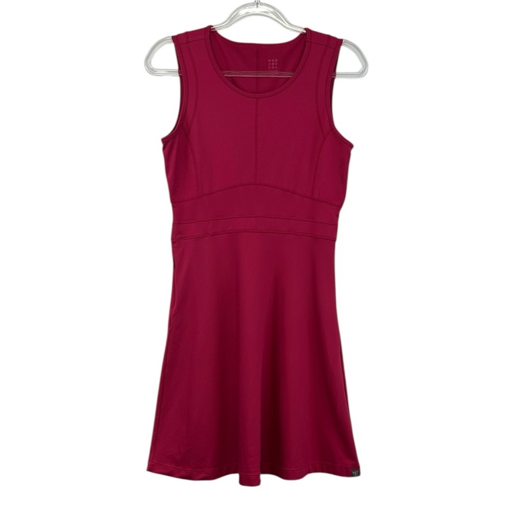 Title Nine Dream Fuchsia Sleeveless Fit Flare Athletic Travel Dress S